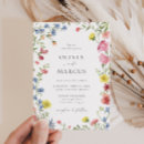 Search for vintage wildflower wedding invitations Spring summer fall