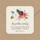 Search for fall return address stickers Rustic