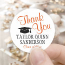 Search for orange black graduation stickers Elegant