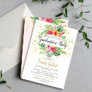 Search for foliage graduation invitations Gold