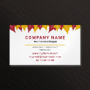 Search for maple leaf business cards Red