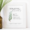 Search for signature drink signs Watercolor