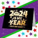 Search for funny 29th birthday cards Leap year