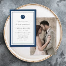 Search for navy blue border wedding invitations Nautical