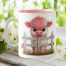 Search for pink cow mugs Farmhouse