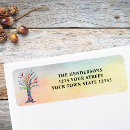 Search for rustic family return address labels Tree