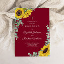 Search for religious cross wedding invitations Floral