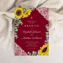 Search for religious cross wedding invitations Floral