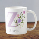 Search for letter z monogram mugs Floral