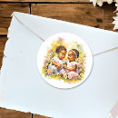Search for african american girl stickers Watercolor