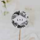 Search for geometric floral stickers Initials