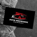Search for black and red auto business cards Automobile