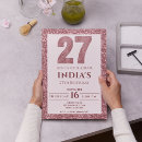 Search for twenty seventh birthday invitations Modern