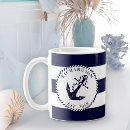 Search for navy blue and white stripes mugs Anchor