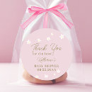 Search for thank you baby girl shower stickers Baby in bloom