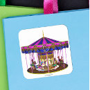 Search for pink carousel stickers Merry go round