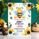 Search for bee day birthday invitations Garden party