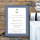 Search for nautical rehearsal dinner invitations Seaside