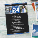 Search for blue and black graduation invitations Minimalist