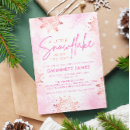 Search for a little snowflake baby shower invitations Winter wonderland