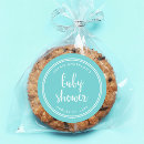 Search for turquoise and white stickers Baby shower