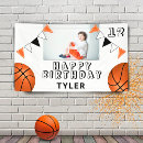 Search for basketball birthday banners Party