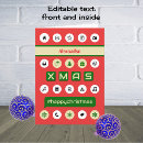 Search for geek christmas cards Red