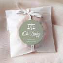 Search for green baby shower stickers Minimal