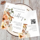 Search for pumpkin wedding invitations Qr code