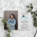 Search for aqua graduation invitations High school graduation