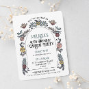 Search for birds 4x5 invitations Cute