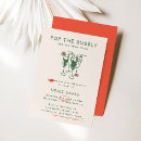 Search for pop the bubbly bridal shower invitations Champagne