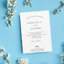 Search for swan wedding invitations Minimalist
