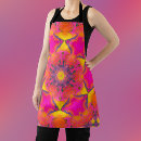 Search for purple flower aprons Hippie