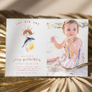 Search for the big one birthday invitations Beach