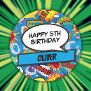 Search for classic comic bookplates Blue