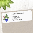 Search for plants return address labels Modern