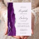 Search for lavender and silver wedding invitations Chic