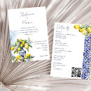 Search for blue and lemon invitations Positano