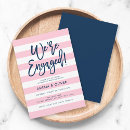 Search for pastel engagement party invitations Minimalist