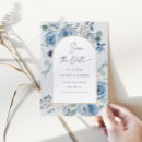 Search for blue gold save the dates Floral