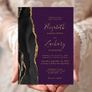 Search for black and purple invitations Modern