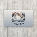 Search for pottery business cards Clay