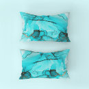 Search for teal watercolor pillowcases Abstract