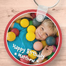 Search for party favour key rings Birthday