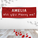 Search for will you marry me banners Heart
