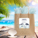 Search for white starfish stickers Under the sea