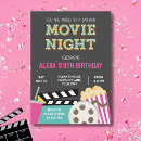 Search for pink movie night invitations Cinema