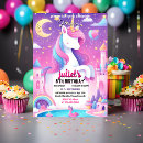 Search for printable unicorn invitations Girls