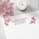 Search for cherry blossom return address labels weddings Pink cherry blossoms
